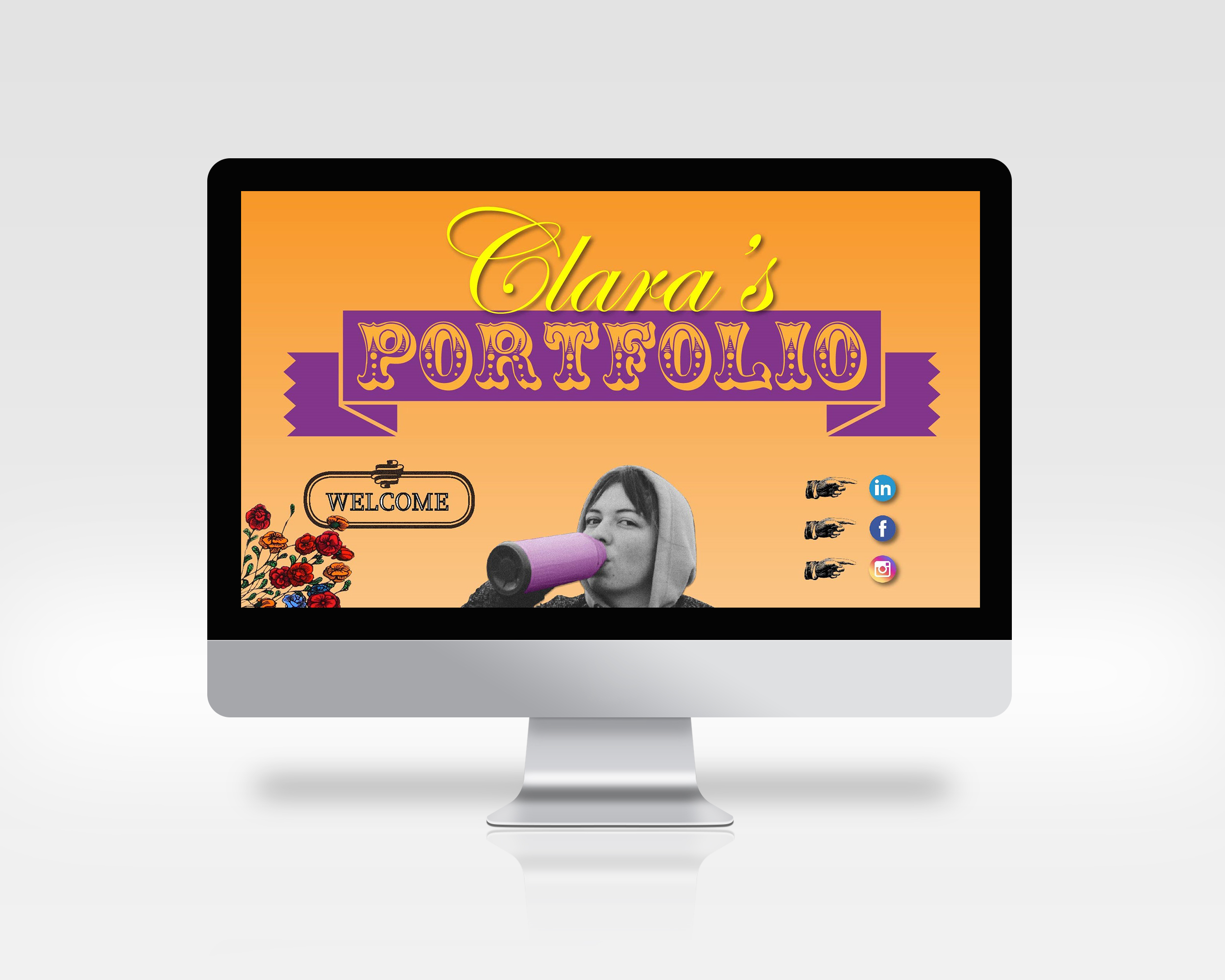 Portfolio personnel inspiré des Monty Pythons