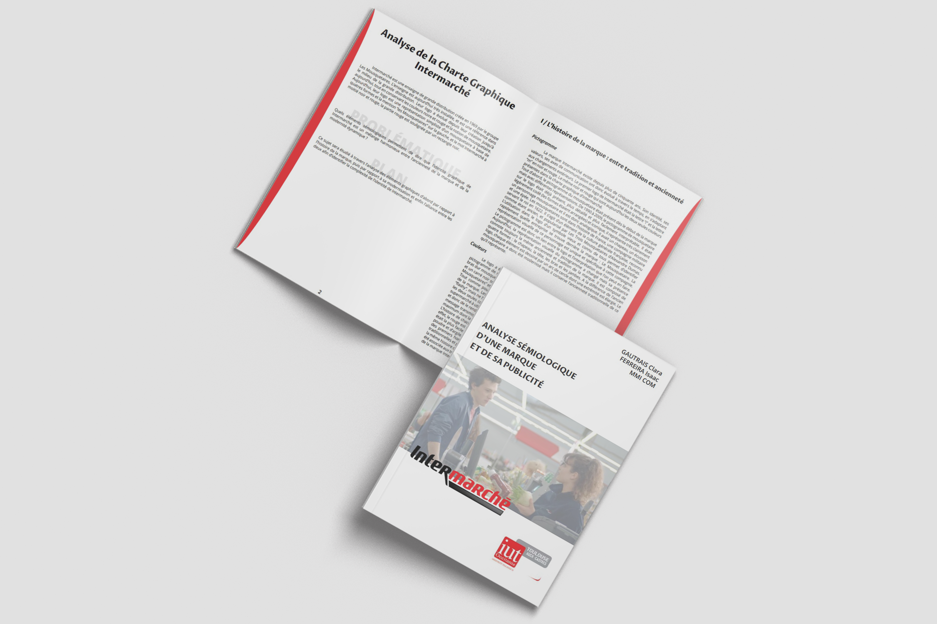 Dossier de sémiologie sur la publicité Intermaché L'amour